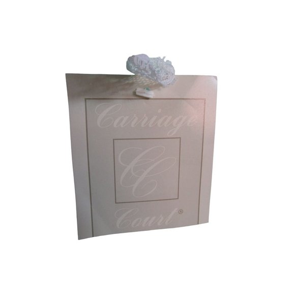 Sears Carriage Court Mint Green Short Night Gown Lace Trim Damask Stripe One Sz - Picture 10 of 16